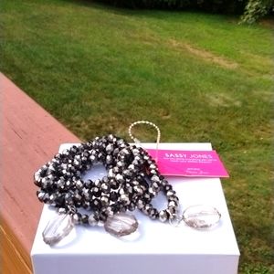 Sassy Jones Malia Glass Stack - Silver